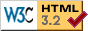 有效的HTML 3.2！